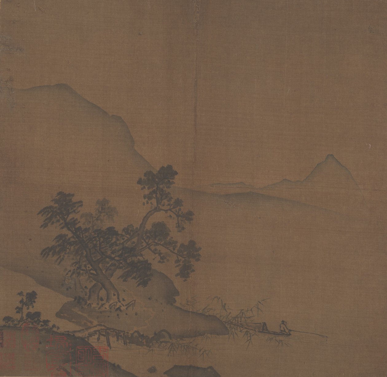 Xiantang Estuarium, ca. 1200 door In the style of Xia Gui