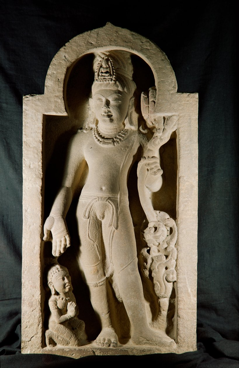 Bodhisattva Padmapani, Sarnath door Indian School