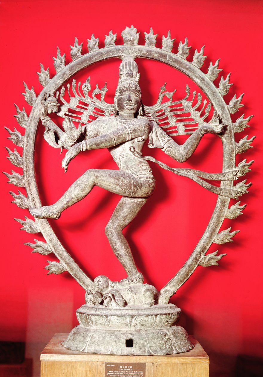 Shiva Nataraja, Dravidisch (brons) door Indian School