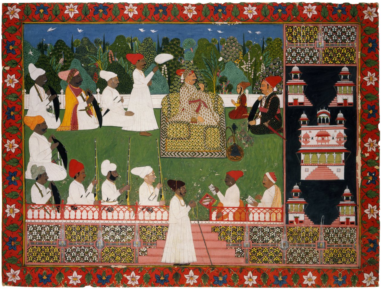 Ajit Singh 1678-1724, de Maharaja van Jodhpur, midden 18e eeuw door Indian Art