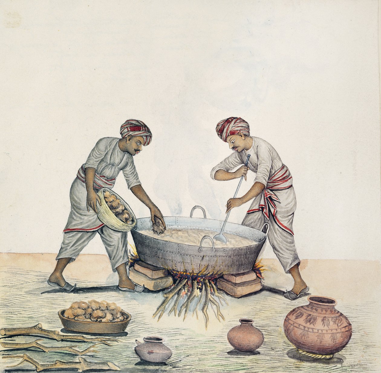 Suikermaken, Bombay, c.1873 door Indian School