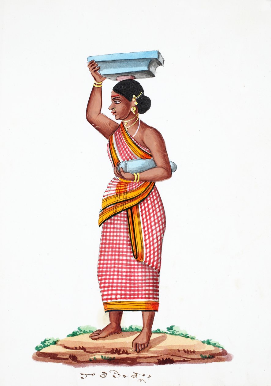 Steen dragen door Indian School