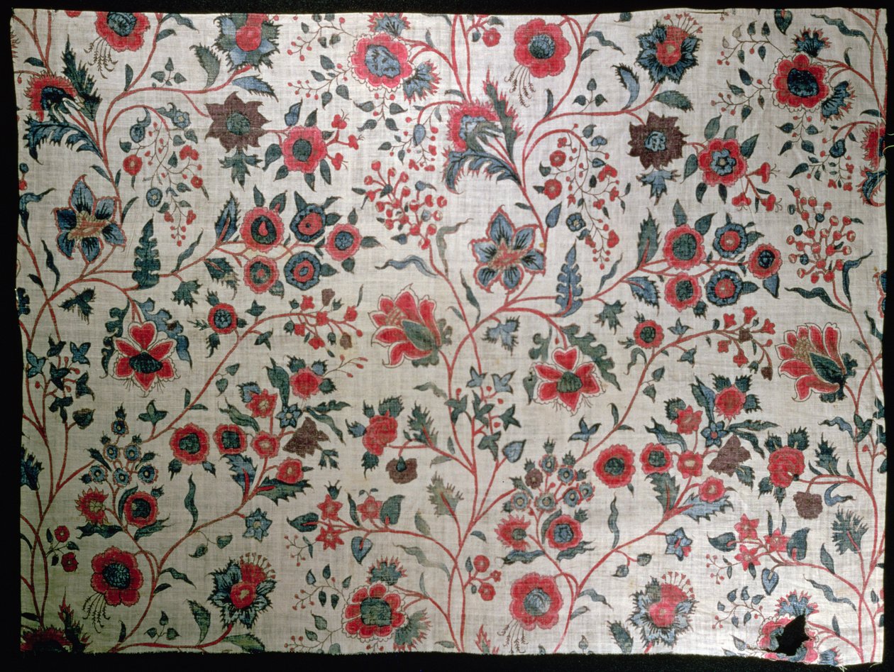 Decoratieve textiel door Indian School
