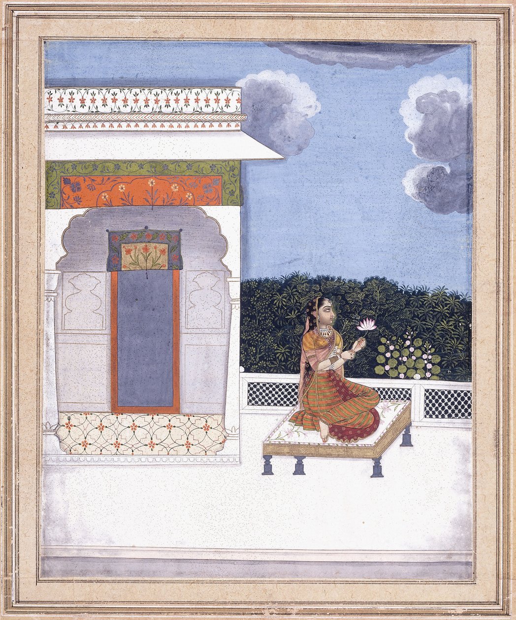 Malasri Ragini (ca. 1760-1770) door Indian School