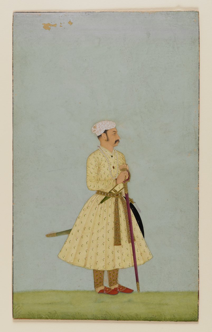 Portret van Rao Chattar Sal van Bundi, ca. 1675 door Indian School