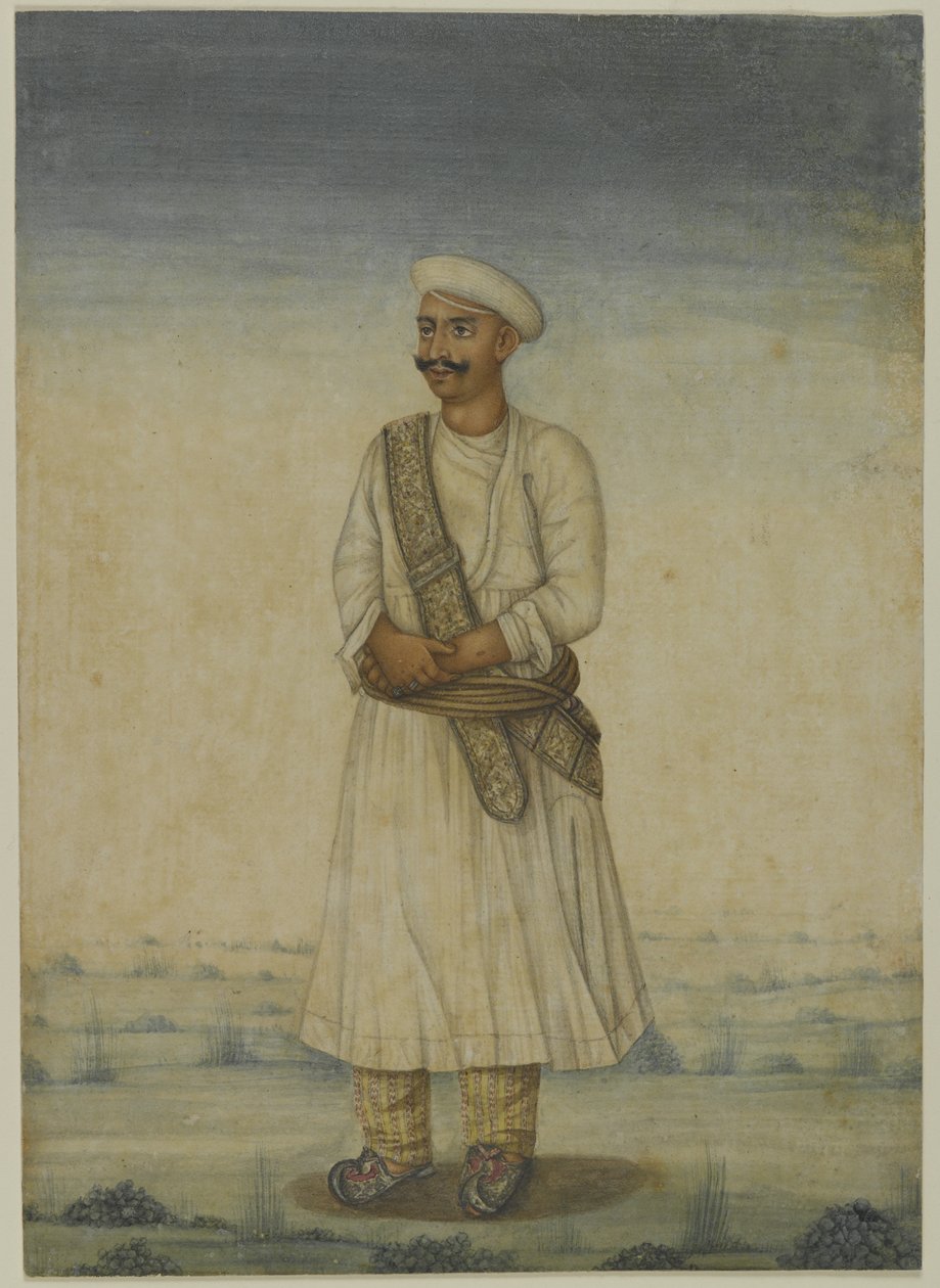 Portret van een man door Indian School