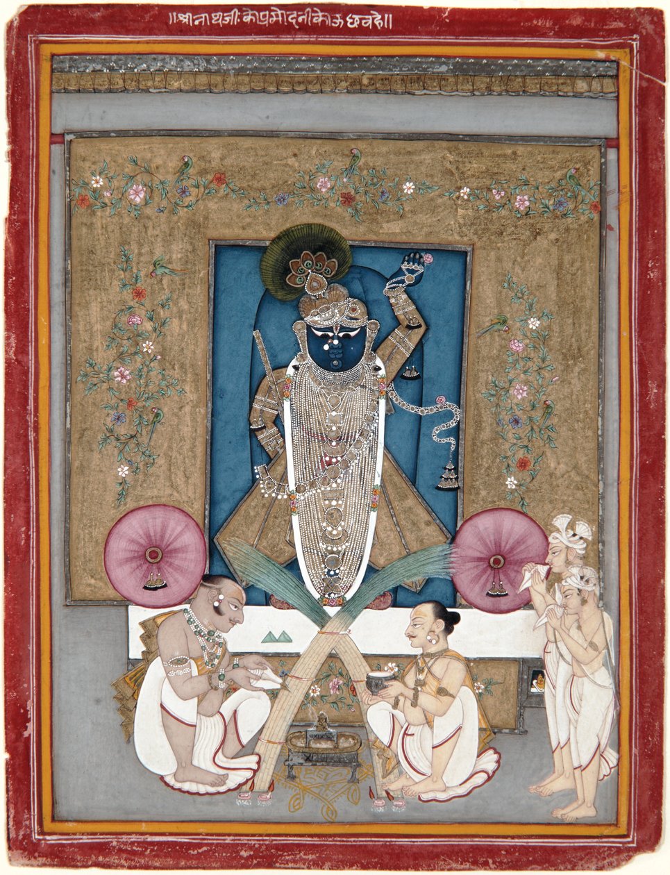 Rajmalkos Raga, ca. 1775 door Indian School