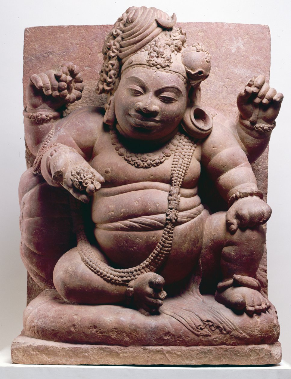Siva als een Dwerg, Mansar cultuur, 500 AD door Indian School