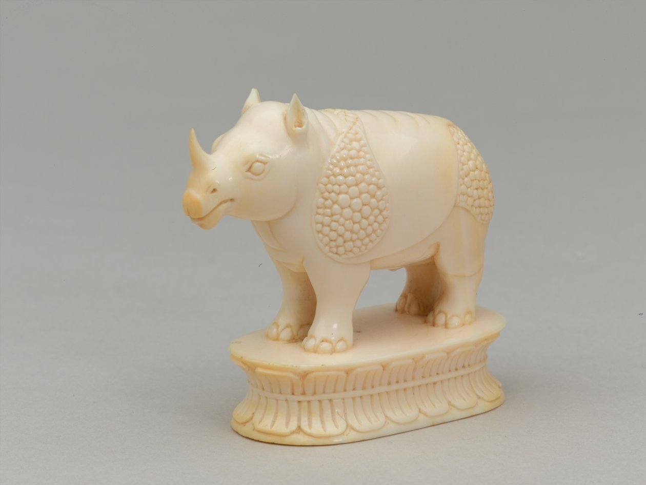 Witte loper, schaakstuk, India, ca. 1820 door Indian School