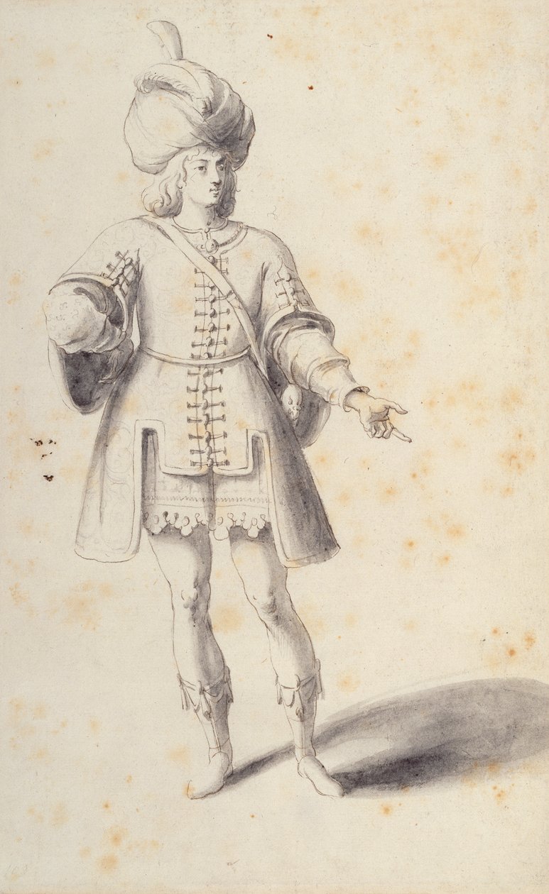 Een edele Perzische jongeling door Inigo Jones