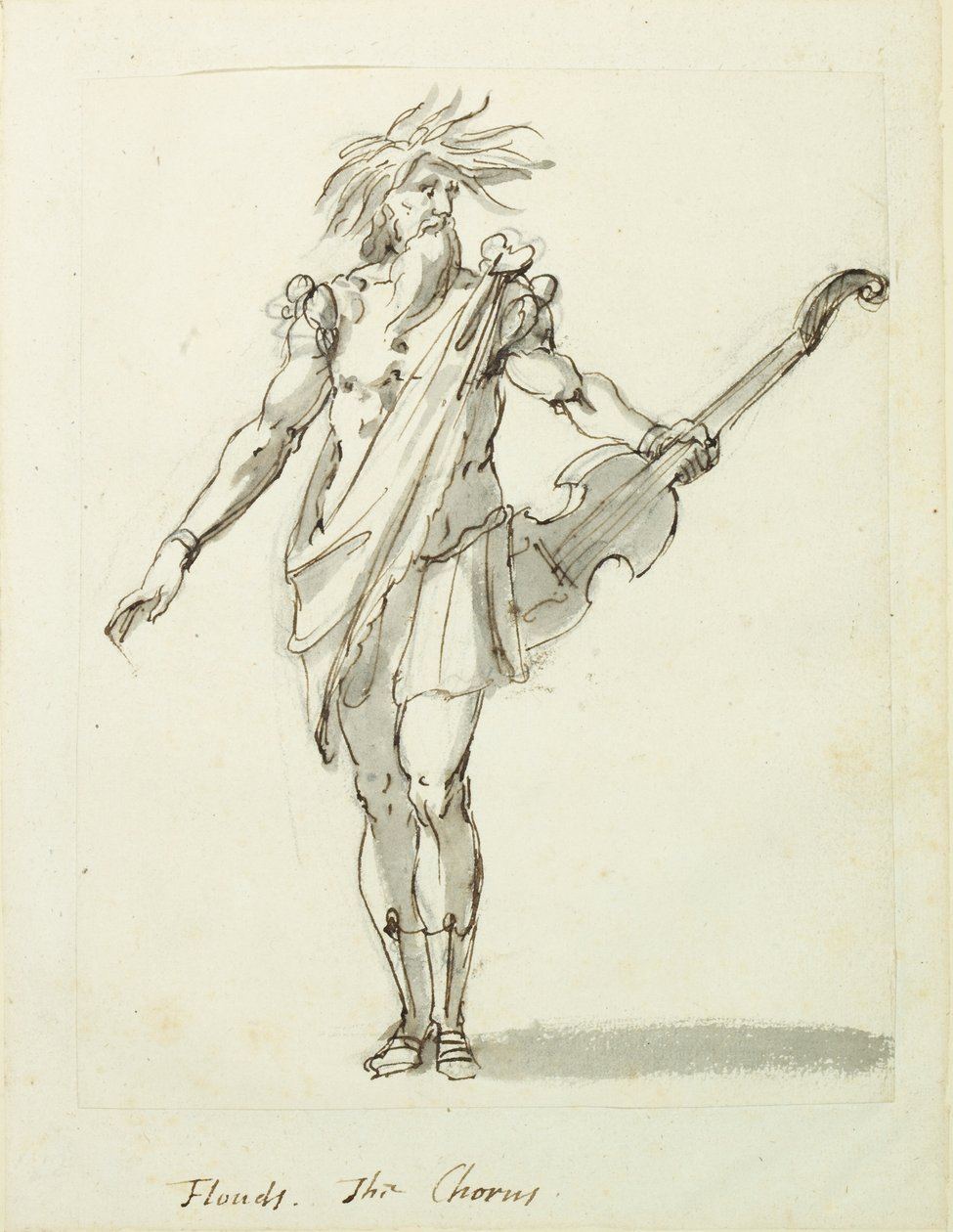 Overstromingen: het koor, c.1631 door Inigo Jones