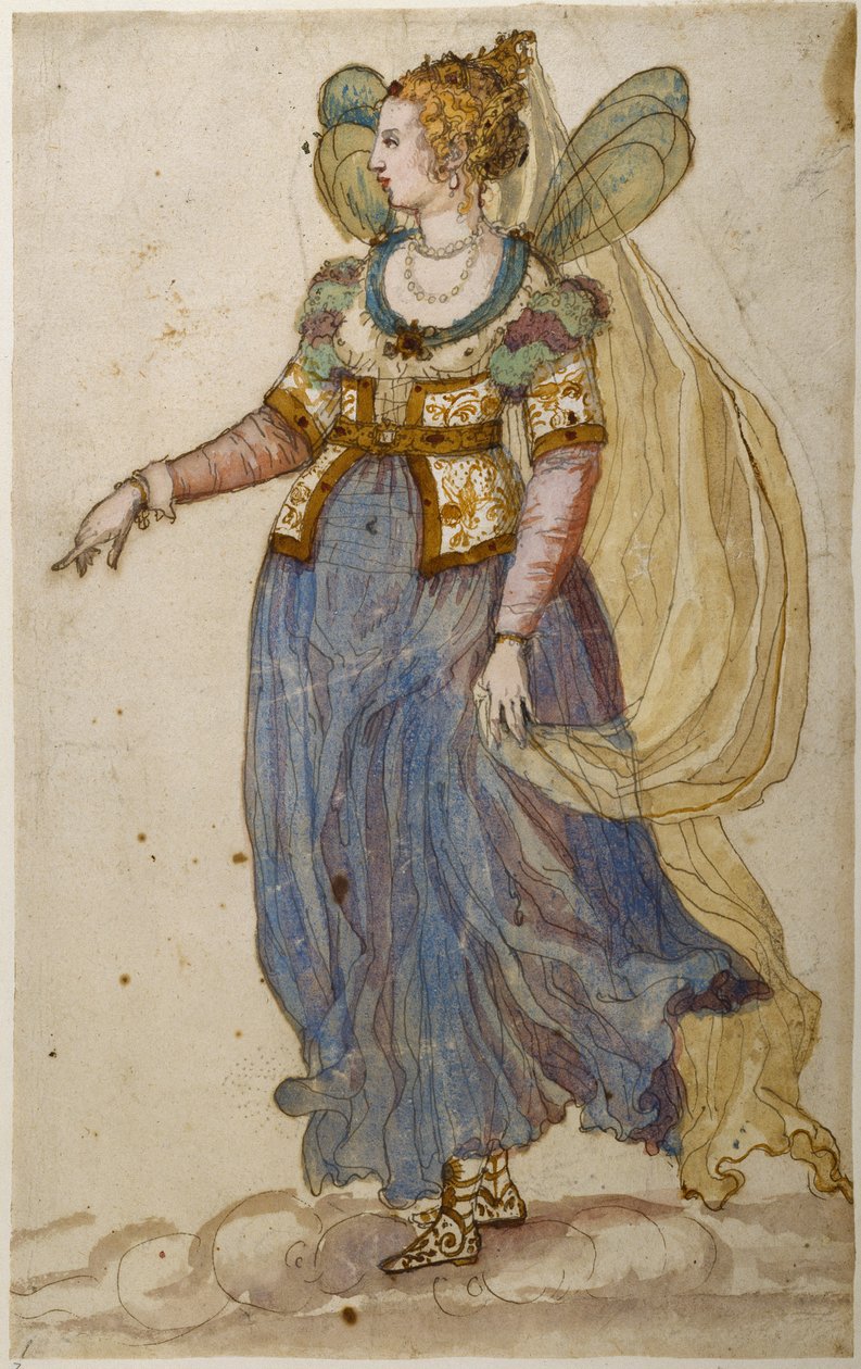 Dame in vermomming door Inigo Jones