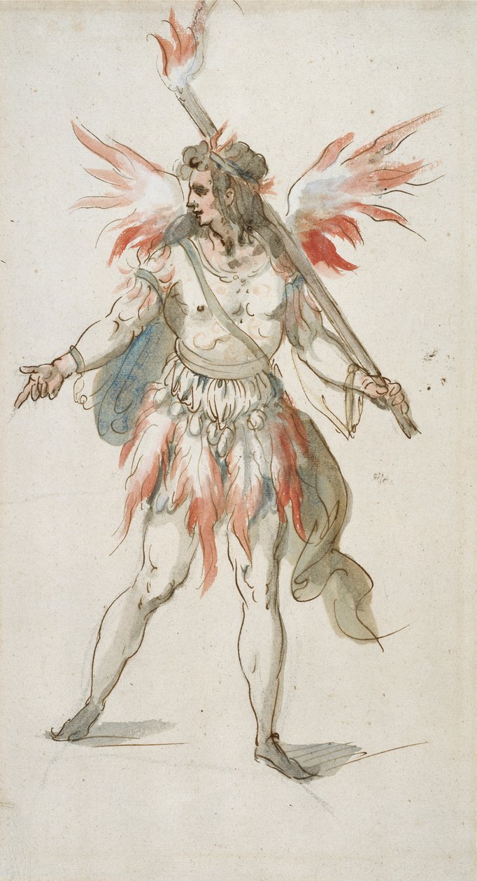 Fakkeldrager: een vurige geest door Inigo Jones