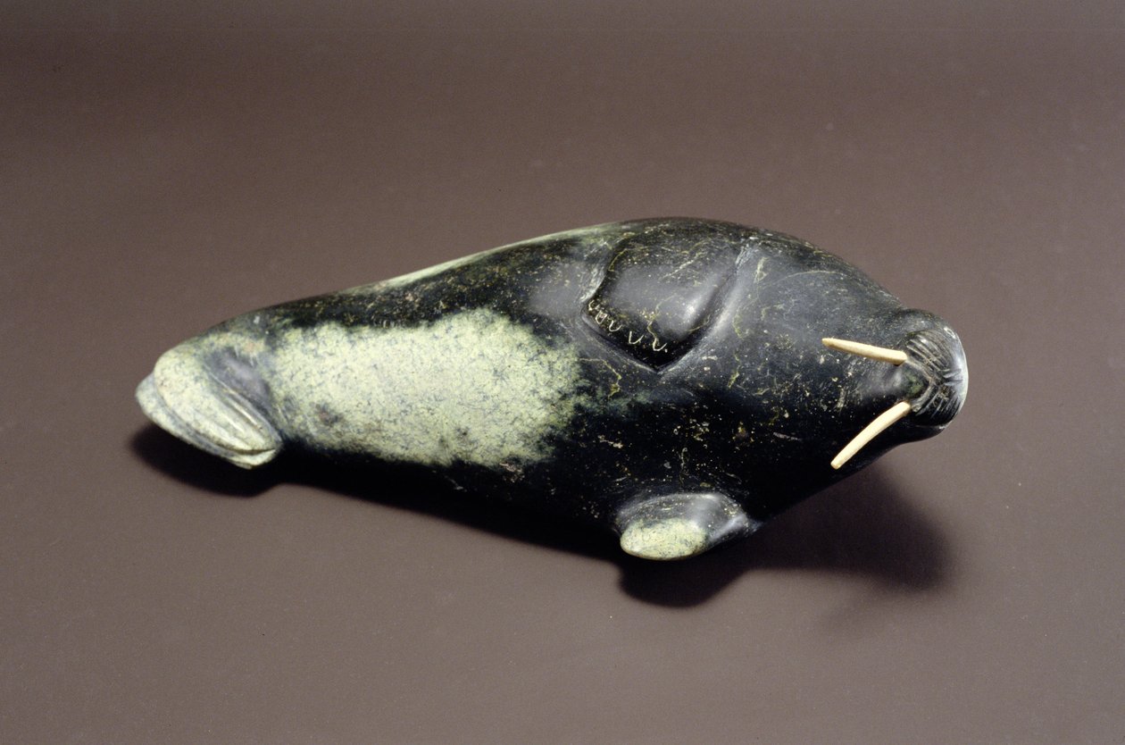 Walrus, uit Cape Dorset door Inuit School