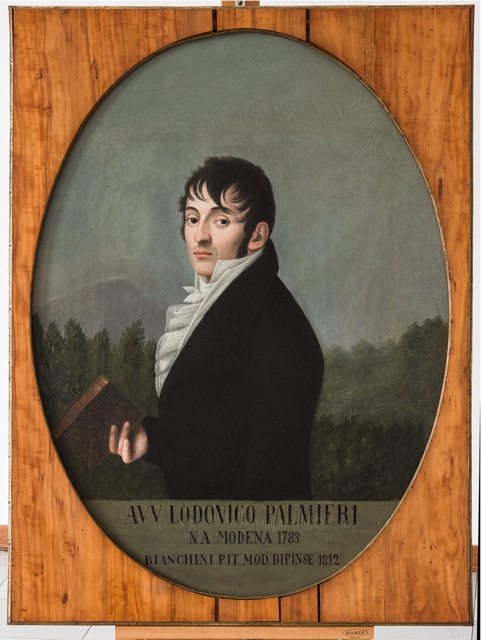 Portret van Ludovico Palmieri door Ippolito Bianchini Ciarlini