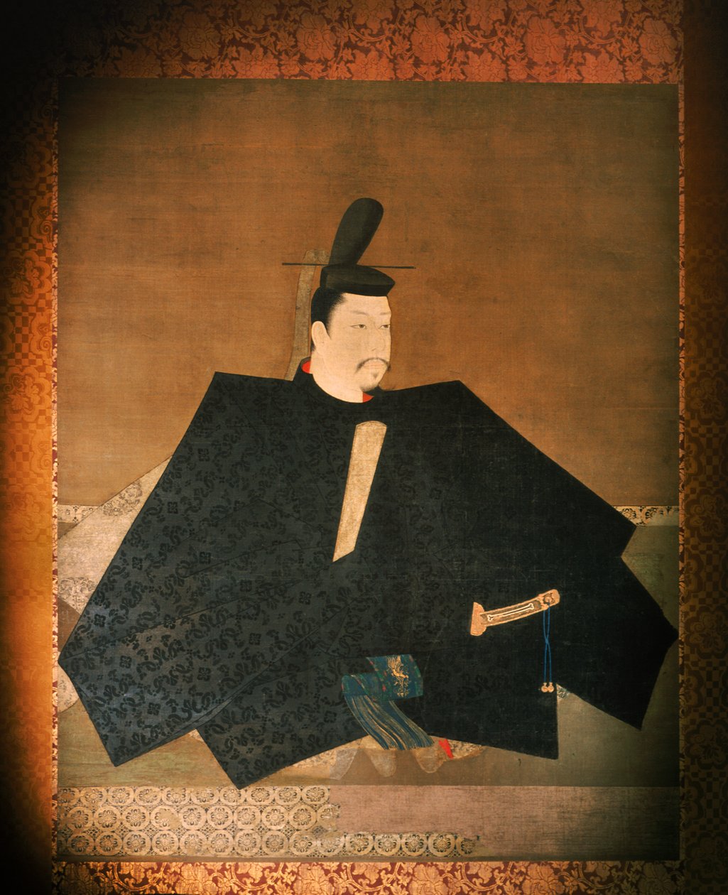 Een portret van Shogun Minamoto Yoritomo in een Boeddhistische Tempel, 2005 (foto) door Ira Block