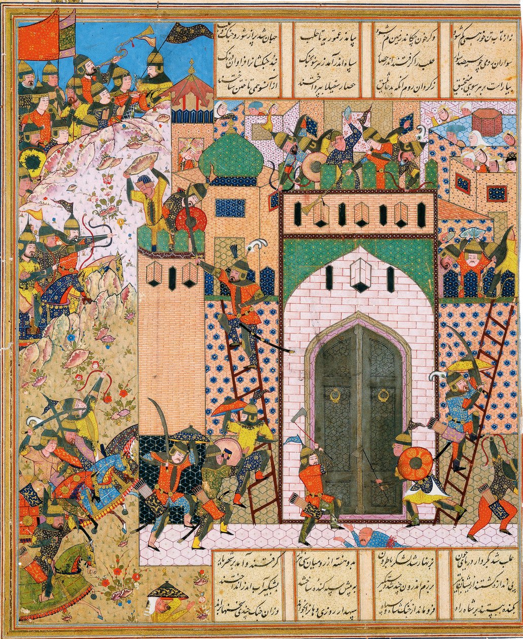 Shah Anushirvan verovert het fort van Saqila door Iranian Master