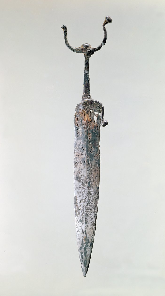 Dolk, Hallstatt Cultuur, ca.750-450 v.Chr. door Iron Age