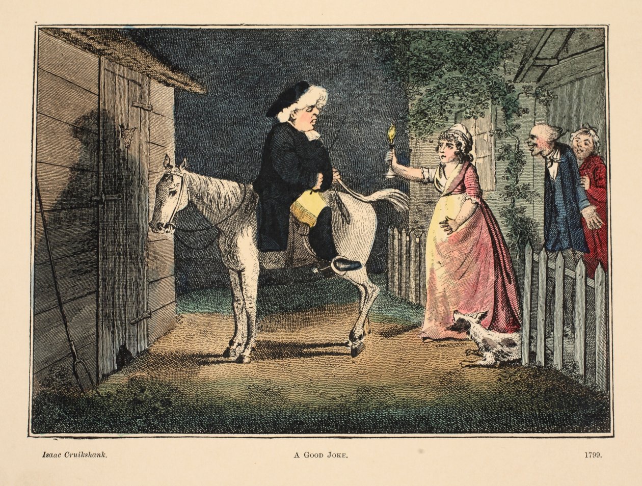Een Goede Grap, 1890 door Isaac Robert Cruikshank