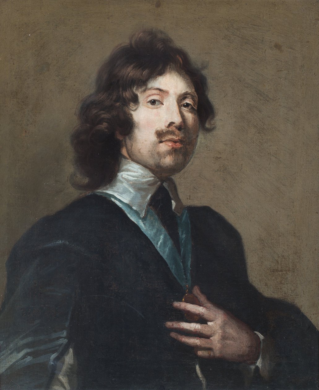 Portret van Henry Clifford, 5e graaf van Cumberland (olieverf op doek) door Isaac (attr. to) Fuller