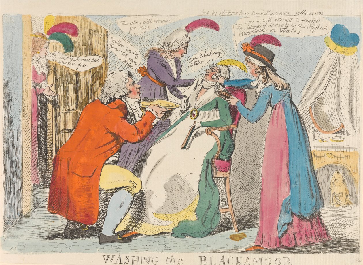 Den Mohren waschen door Isaac Cruikshank