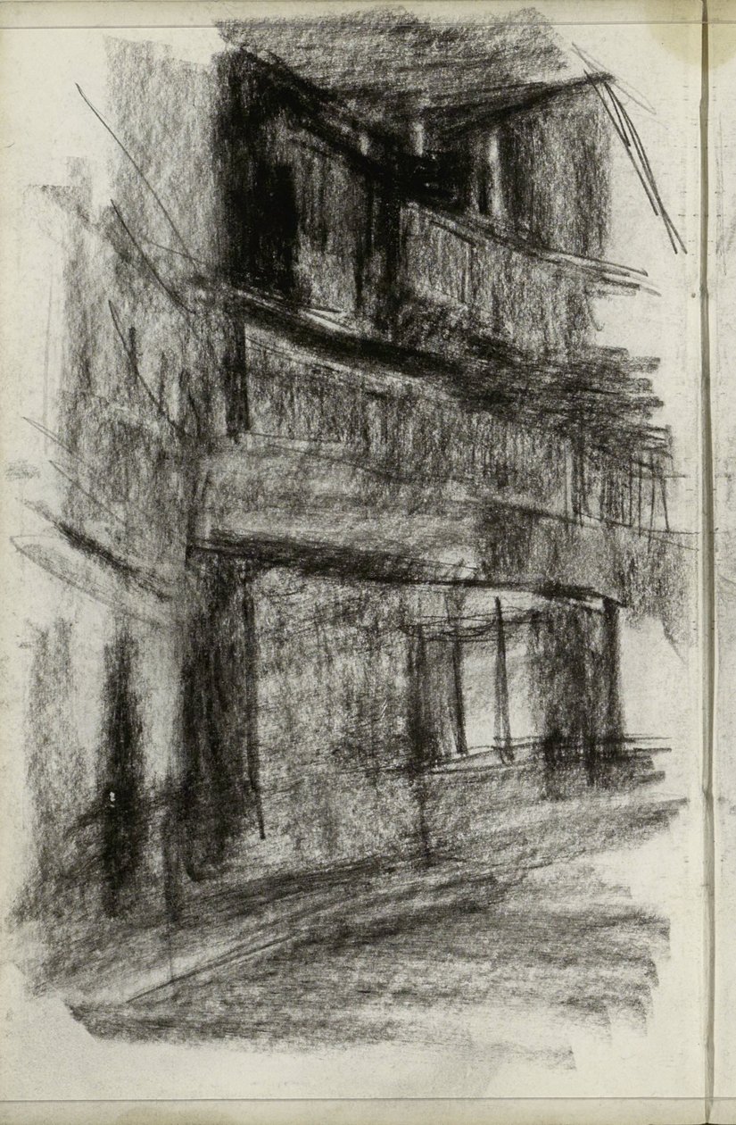 Gebouw door Isaac Israels