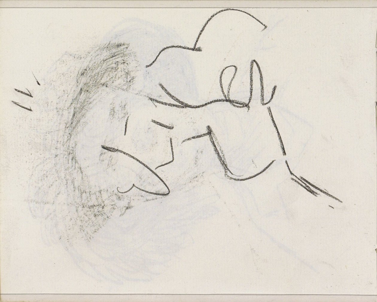 Studie, mogelijk een figuurstudie door Isaac Israels