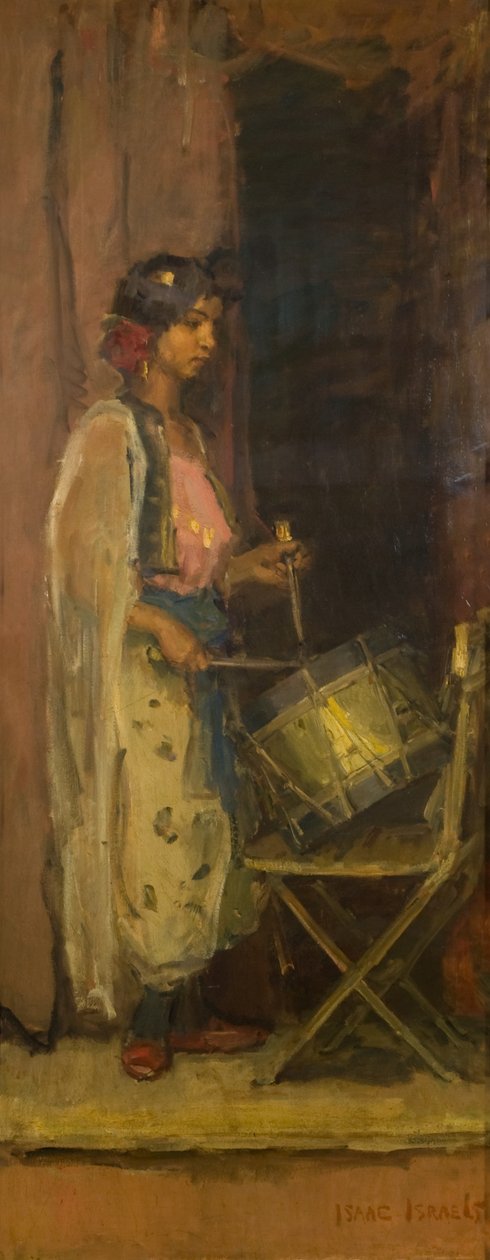 Het Egyptische trommelmeisje door Isaac Israels