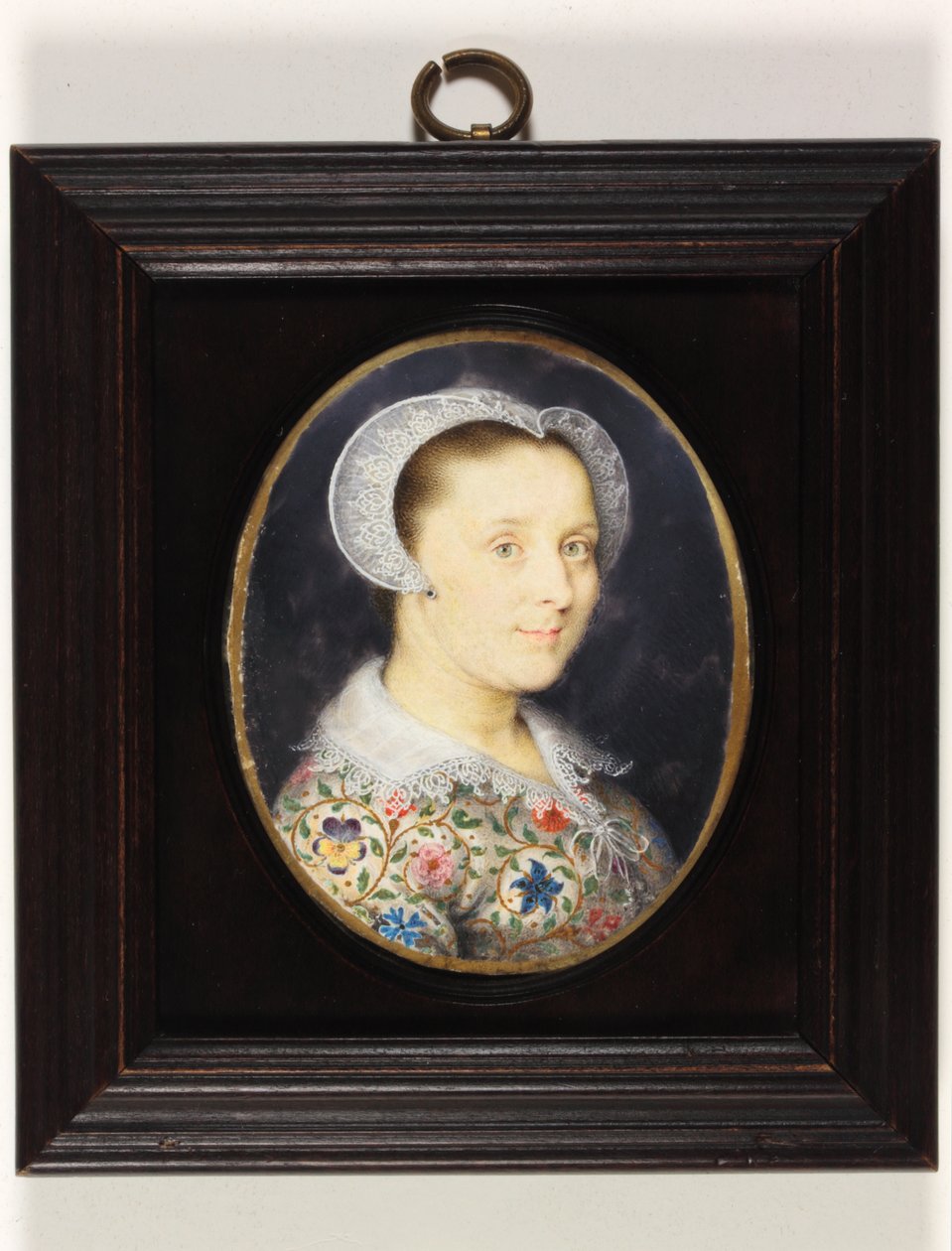 Elizabeth Harding, mevrouw Isaac Oliver door Isaac Oliver
