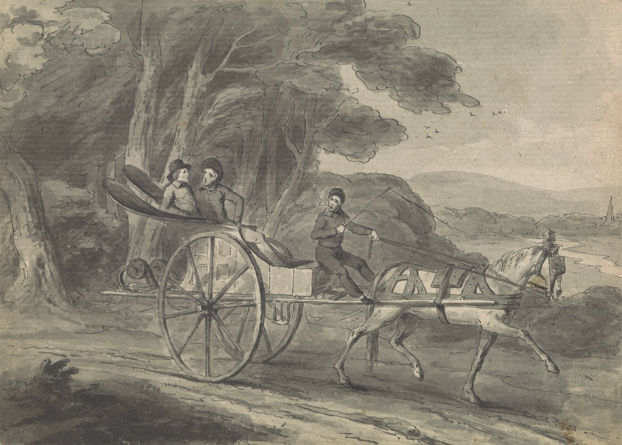 Canadese Calash of Marche-Donc | Isaac Weld | Kunstafdruk