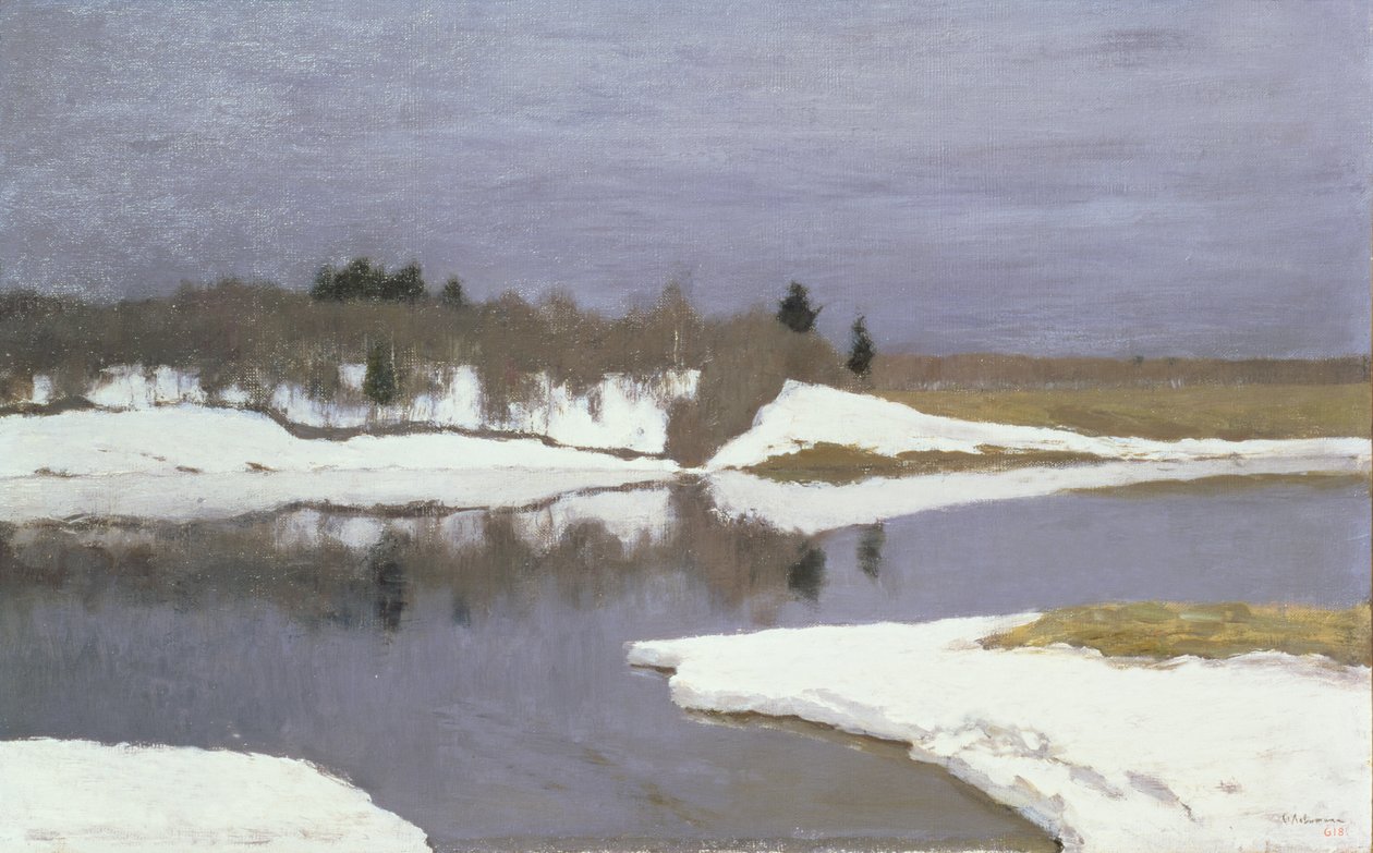 Vroege Lente, 1898-99 door Isaak Ilyich Levitan