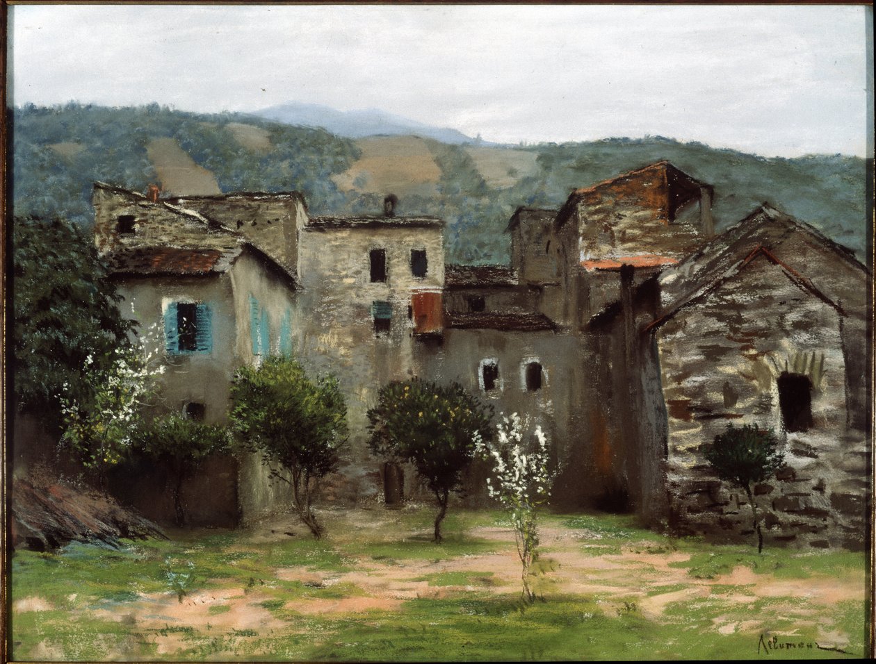 Bij Bordighera, in het noorden van Italië door Isaak Ilyich Levitan