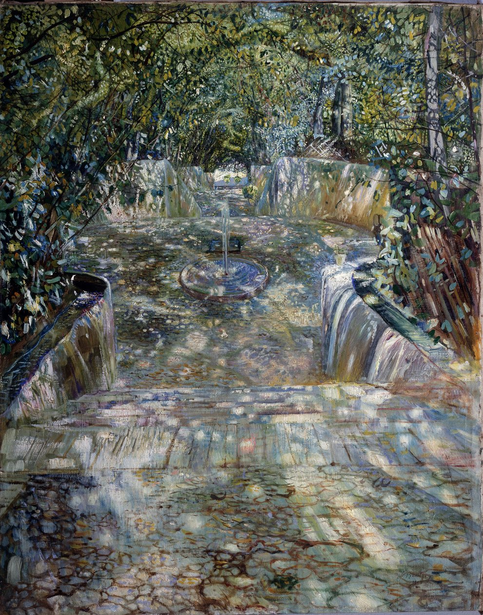 De fontein door Isaak Israilevich Brodsky