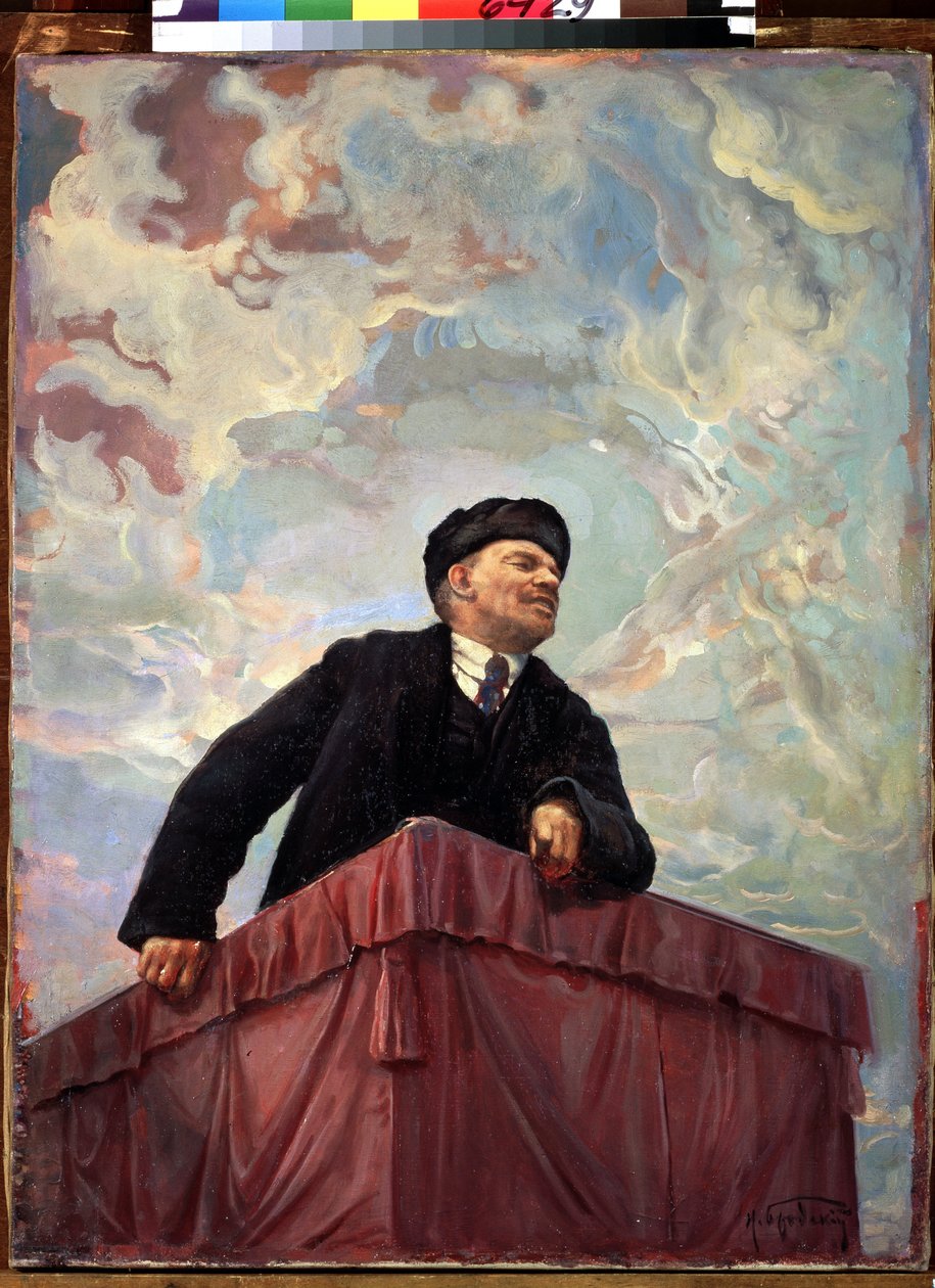 Portret van Vladimir Lenin door Isaak Israilevich Brodsky