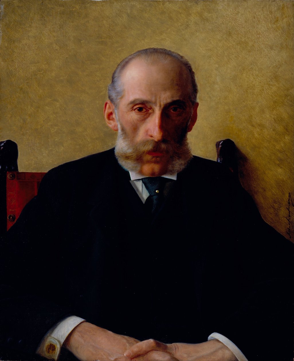 Portret van Isidor Gewitsch, ca. 1900 door Isidor Kaufmann