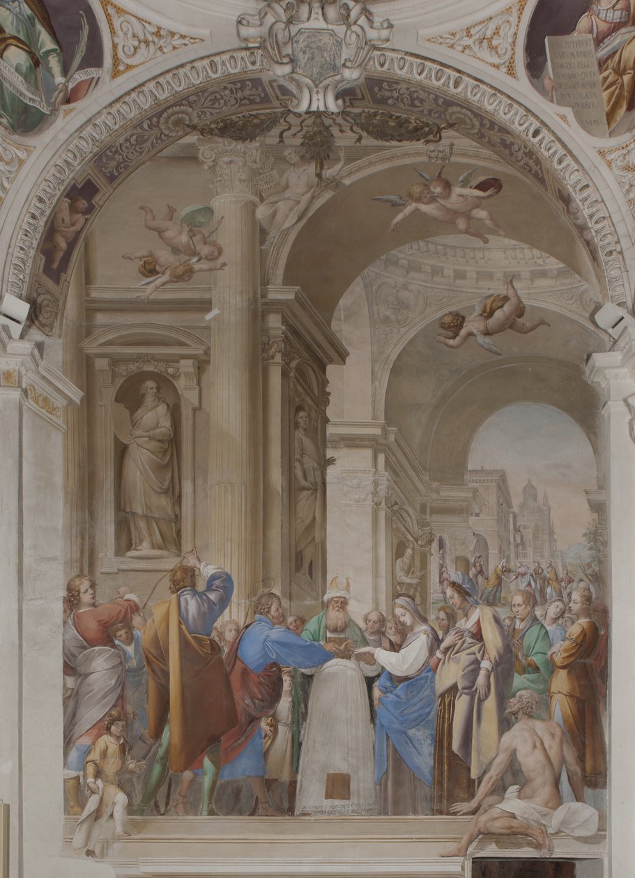 Het Huwelijk van de Maagd Maria door Isidoro Bianchi