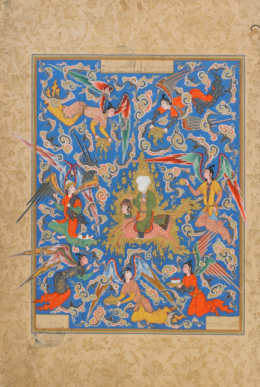 Folio uit een Haft Awrang (Zeven Tronen) door Jami, waarschijnlijk Mashad, Khurasan, Iran, Safavid-periode, 1556-65 door Islamic School
