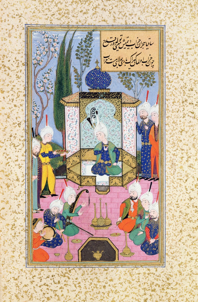 Het hof van de Sultan, illustratie uit 