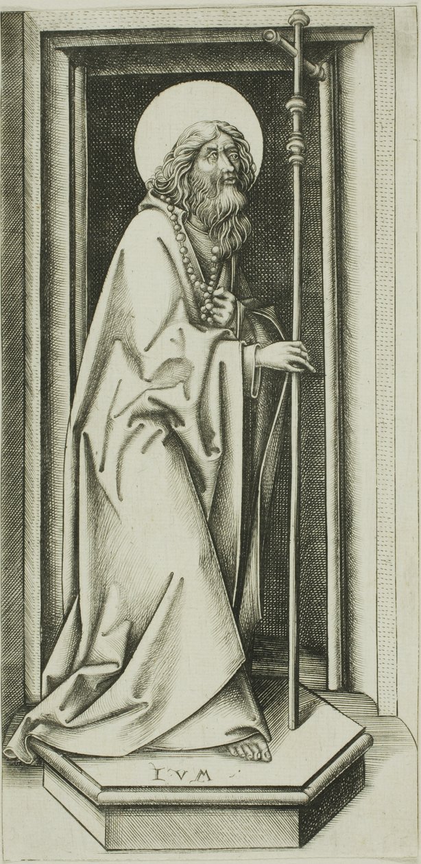 Sint Filippus en Sint Jakobus de Kleine door Israhel van Meckenem the younger