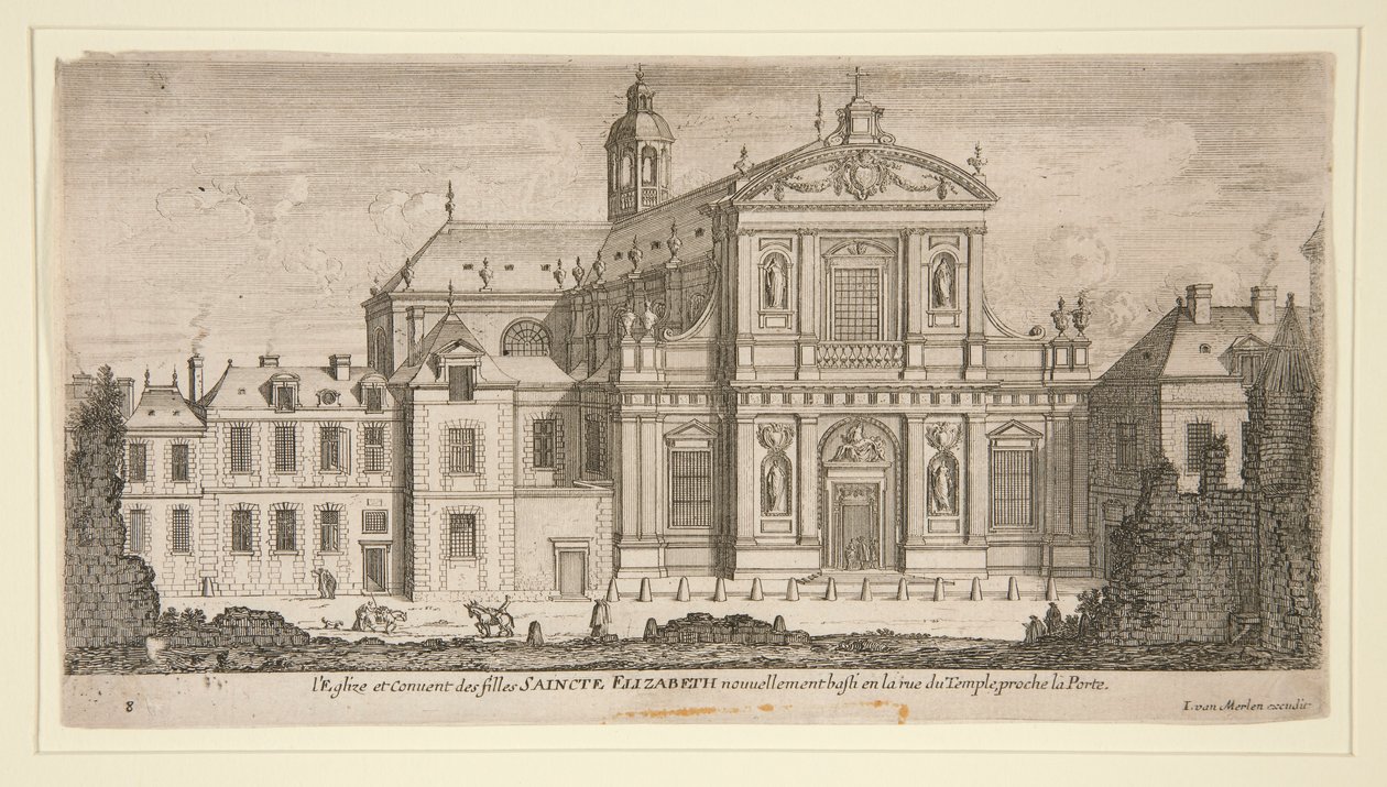 Klooster van St. Elizabeth door Israël Silvestre