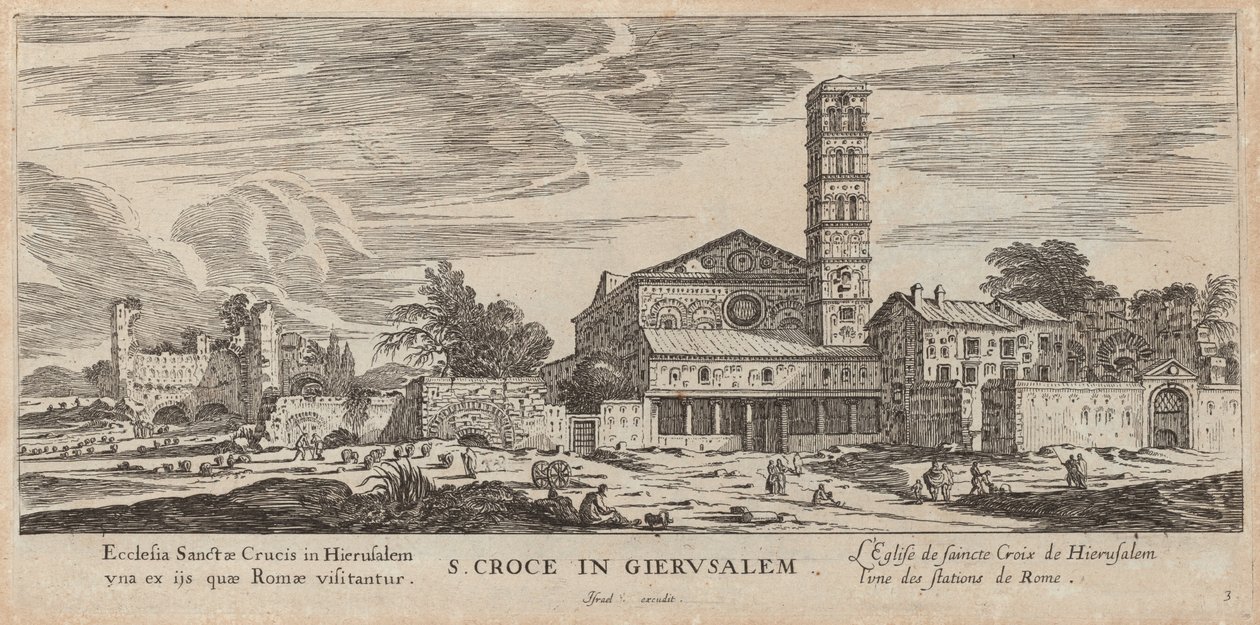 S. Croce in Gierusalem door Israël Silvestre