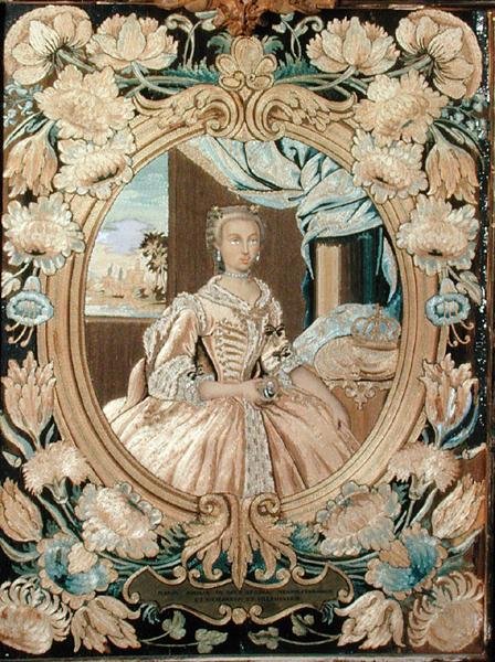 Portret van Maria Amalia van Saksen door Italian School