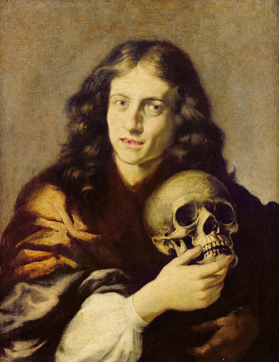 Portret van een man door Italian School