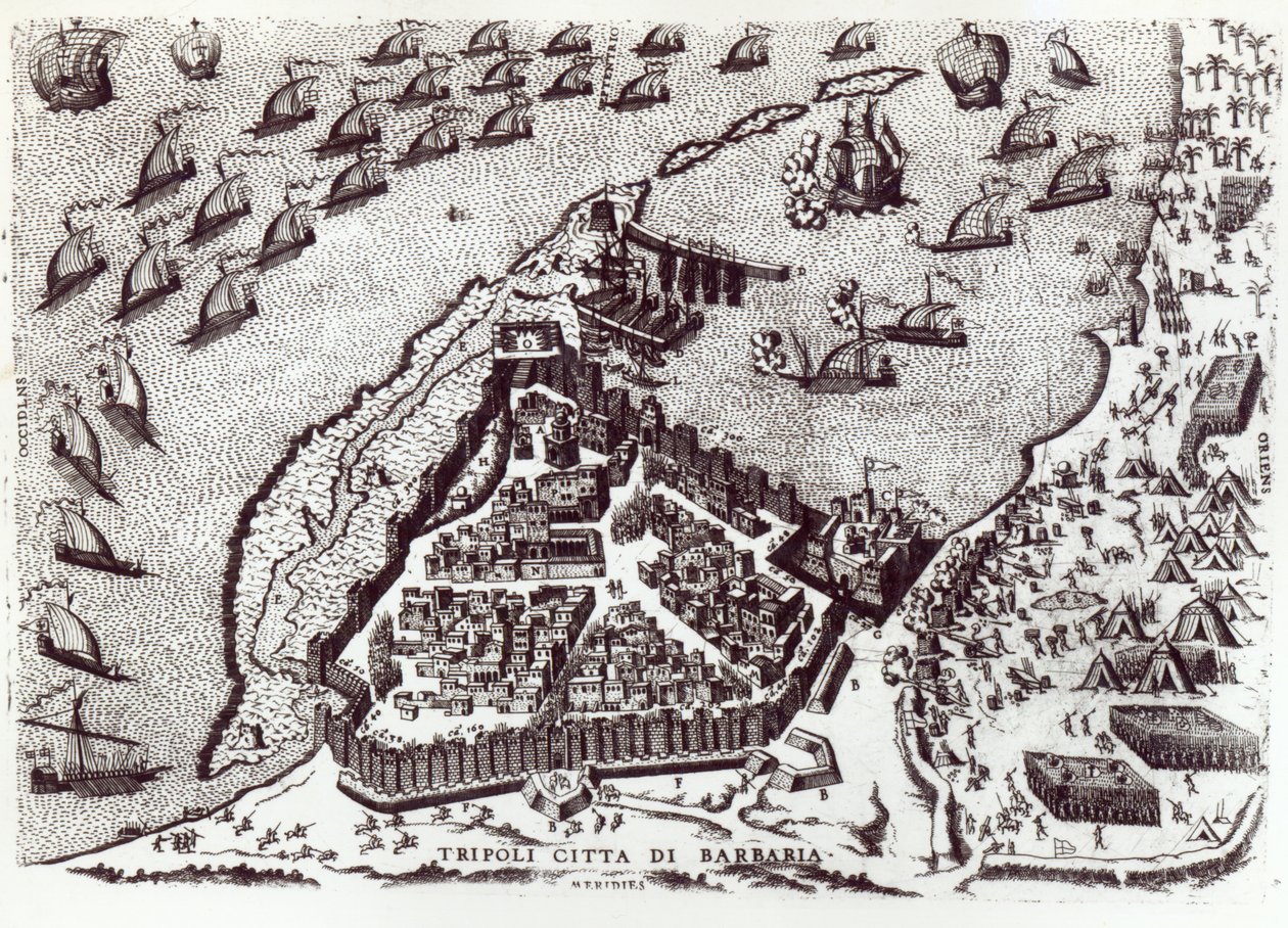 Tripoli, c.1550 door Italian School
