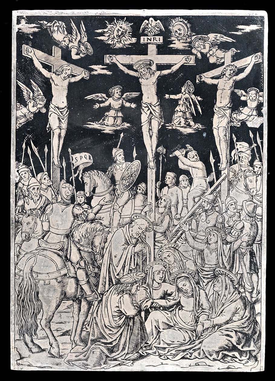 Pax met Christus aan het Kruis door Italian 15th Century