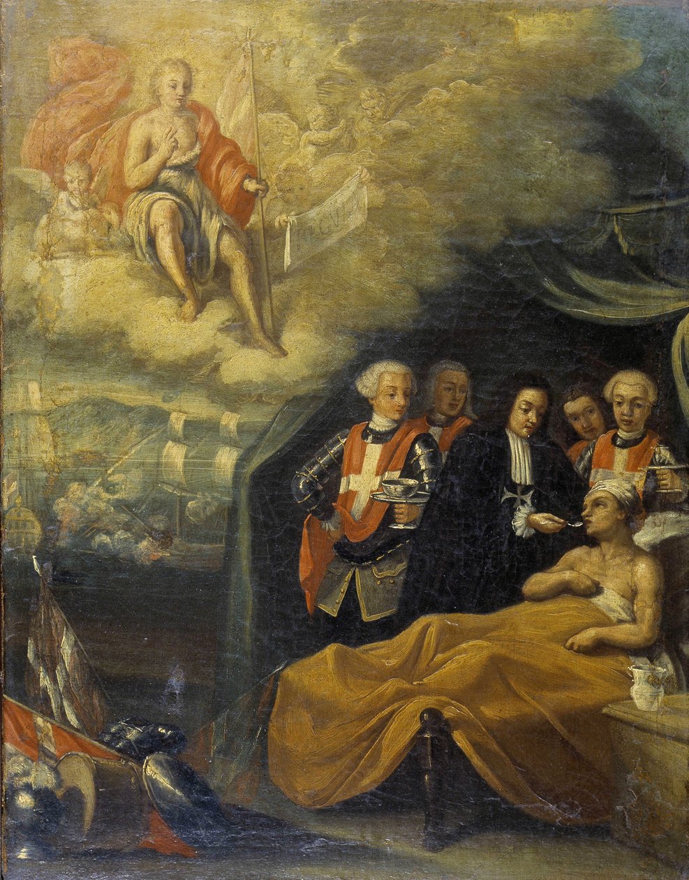 Allegorie op de Orde van Malta. Napolitaanse school door Italian School