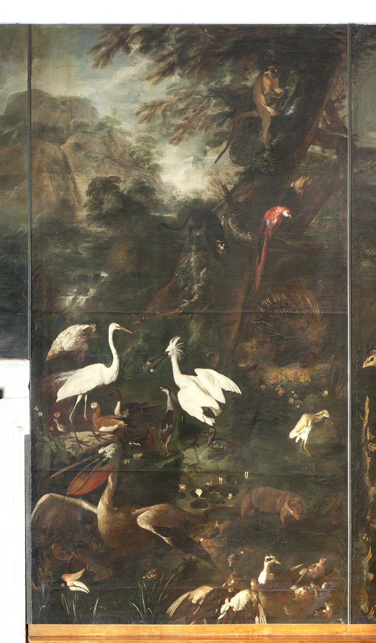 Dieren, Mythe van Orpheus (detail) door Italian School