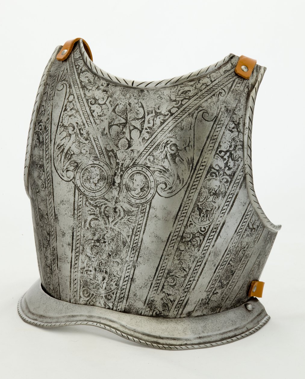 Rugplaat voor een kinderharnas uit het arsenaal van de Medici, ca. 1575 met latere aanpassingen door Italian School
