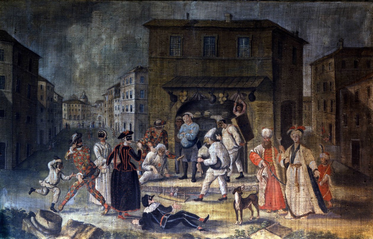 Stripverhalen van de Commedia dell
