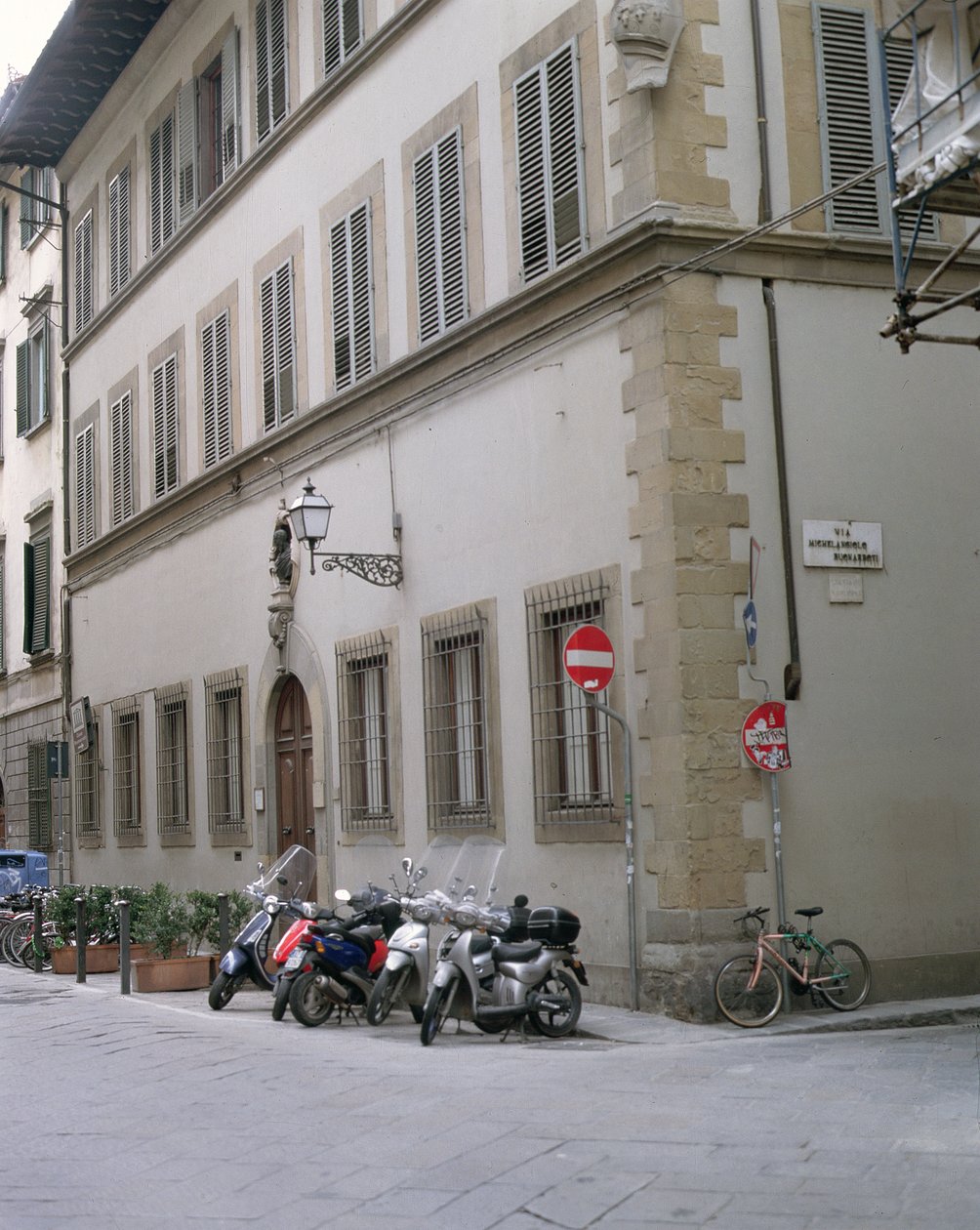 Gevel van de Casa Buonarroti door Italian School